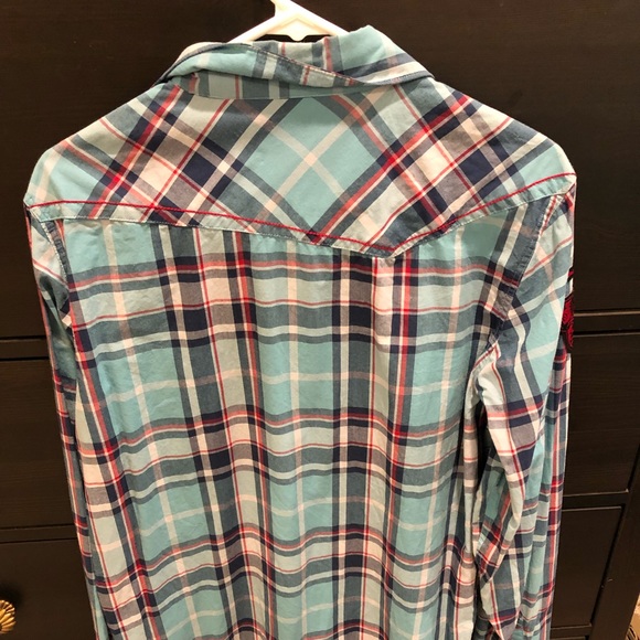Mens Fox Medium Button up Long sleeve shirt - Picture 3 of 3